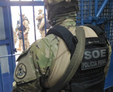 Unidades prisionais do Paraná são vistoriadas durante a 9ª fase da Operação Mute, realizada em todo o país