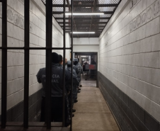 Unidades prisionais do Paraná são vistoriadas durante a 9ª fase da Operação Mute, realizada em todo o país
