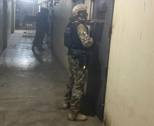 Unidades prisionais do Paraná são vistoriadas durante a 9ª fase da Operação Mute, realizada em todo o país