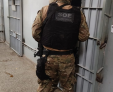 Unidades prisionais do Paraná são vistoriadas durante a 9ª fase da Operação Mute, realizada em todo o país