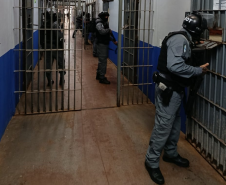Unidades prisionais do Paraná são vistoriadas durante a 9ª fase da Operação Mute, realizada em todo o país