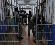 Unidades prisionais do Paraná são vistoriadas durante a 9ª fase da Operação Mute, realizada em todo o país