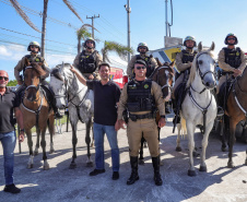 Com efetivo recorde e novos equipamentos, forças de segurança começam atuação no Verão Maior