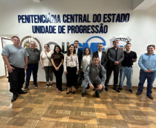 Modelo paranaense de reintegração social atrai visita técnica de Minas Gerais