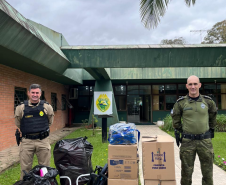 PMPR arrecada brinquedos e ração para famílias e animais de Rio Bonito do Iguaçu; doações seguem até 14 de dezembro