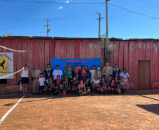 Patrulha Maria da Penha realiza palestra sobre violência doméstica em comunidade indígena de Abatiá