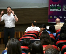 Missão Paraná IV no Litoral tem palestras sobre proteção às mulheres e prevenção ao uso drogas