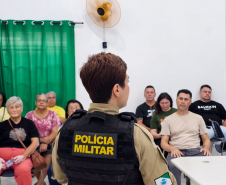 Patrulha Maria da Penha realiza palestra em Morretes e fortalece rede de proteção