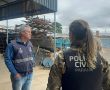 PCPR e PMPR fazem operação para desarticular grupos receptadores de fios de cobre