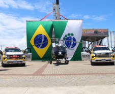 Veículos de grande porte reforçam atuação da Patrulha Costeira da PMPR no Litoral