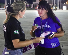 Programa Mulher Segura participa do aniversário de Pontal do Paraná e reforça rede de apoio às mulheres