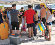 Verão Maior: PMPR promove ação de conscientização pela prevenção da violência contra a mulher