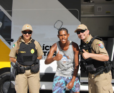 Verão Maior: PMPR promove ação de conscientização pela prevenção à violência contra a mulher 