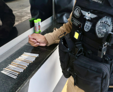 PMPR realiza operação contra o tráfico de drogas em rodovia de Pontal do Paraná