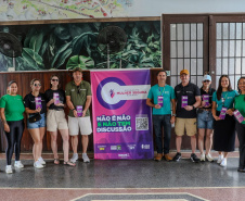 Ação do Programa Mulher Segura orienta moradores e turistas em Morretes