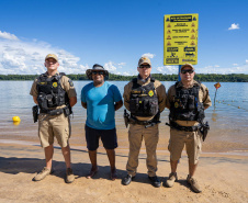 Por terra e água, forças de segurança garantem verão tranquilo no Noroeste