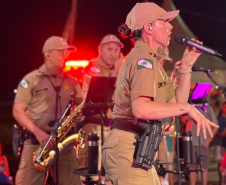 Música, interação e segurança: PMPR anima a noite de Caiobá