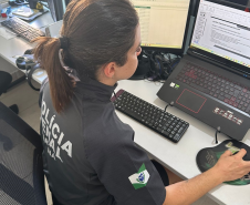 Polícia Penal do Paraná cumpre mandado de prisão durante reforço da monitoração eletrônica no litoral