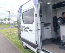 Polícia Penal do Paraná cumpre mandado de prisão durante reforço da monitoração eletrônica no litoral