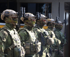 Nova base da Polícia de Fronteira é entregue pelo Estado em Santa Helena, no Oeste