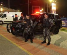 Polícia Militar atua para público recorde no primeiro grande show da temporada em Matinhos