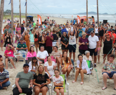 Nem a chuva afasta o público: Banda da PMPR agita o Palco Sunset em Shangri-Lá