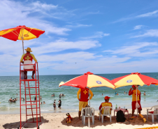 Corpo de Bombeiros reforça orientações para banhistas sobre correntes de retorno no mar
