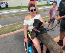 Cães da Polícia Penal reforçam segurança no Litoral durante o Verão Maior Paraná