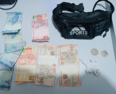 PCPR prende homem em flagrante por tráfico de drogas durante Guaratuba