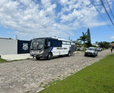 PPPR realiza transferência de custodiados para Piraquara durante o Verão Maior Paraná