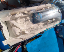 Helicóptero Arcanjo 01 transporta recém-nascida no Verão Maior Paraná