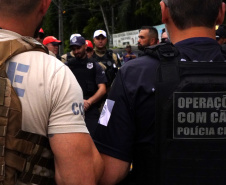 Forças de segurança fazem nova operação integrada no ferry boat de Guaratuba