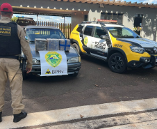 PMPR apreende 30 quilos de maconha e prende condutor na PR-488