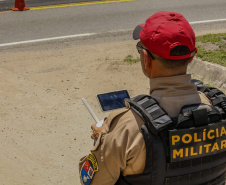 PMPR intensifica fiscalização com drones nas rodovias de acesso ao Litoral