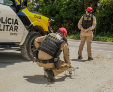 PMPR intensifica fiscalização com drones nas rodovias de acesso ao Litoral
