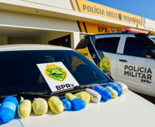 PMPR apreende skunk e haxixe e prende condutor durante fiscalização rodoviária em Iporã