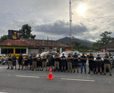 Ação integrada reforça policiamento e fiscalização nas rodovias do Litoral do Paraná