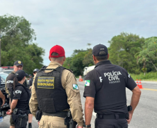 Ação integrada reforça policiamento e fiscalização nas rodovias do Litoral do Paraná