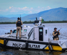 Patrulha Costeira da PMPR reforça segurança durante o Verão Maior Paraná