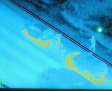 Com apoio aéreo, PMPR apreende droga escondida em tanque de combustível na BR-277