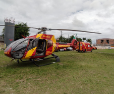  Arcanjo 01 realiza atendimento aeromédico a vítima de atropelamento na PR-412
