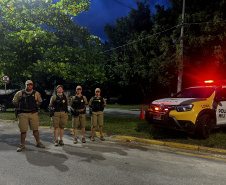 PMPR garante segurança no terceiro dia de Carnaval em Pontal do Paraná