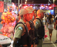 PMPR mantém presença estratégica durante programação de carnaval em Pontal do Paraná