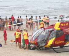 Do 193 ao helicóptero: a logística dos bombeiros que salva vidas no litoral do Paraná