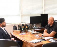 SESP e Secretaria de Educação de Curitiba reafirmam compromisso do Proerd na prevenção do uso de drogas entre crianças e adolescentes
