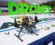 Ratinho Junior entrega 243 drones para monitoramento aéreo das forças de segurança do Paraná