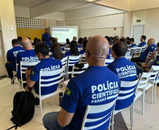 Polícia Científica do Paraná reúne gestores de todo o Estado para alinhamento estratégico
