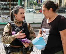 SESP promove ação de combate à violência contra a mulher na capital e em outras 10 cidades