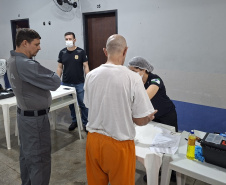 Em Cascavel, PPPR realiza mutirão para coleta de perfis genéticos e reforça integração entre forças de segurança na PIMP-UP