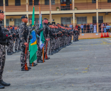 PMPR realiza solenidade de entrega de comando do BPRONE